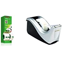 3M Scotch Magic - Cinta adhesiva transparente 19 mm x 33 m- adhesivo para etiquetar- acabado mate- paquete de 8 rollos…
